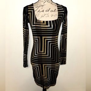 🩶🧡Bebe Addiction Bodycon Dress🧡🩶